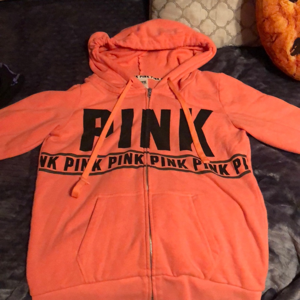 victoria’s secret pink zip up